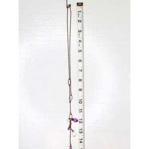 Jewelry - ✨4/20✨ Drop dangle necklace with purple beads Jewelry - ✨4/20✨ Drop dangle necklace with purple beads